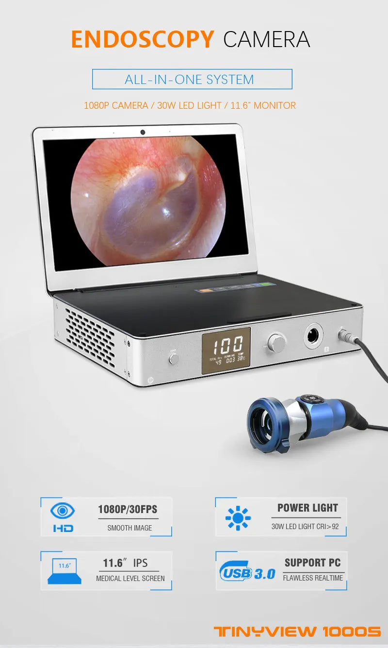 Medical Full HD Endoscopy Camera Portable 1080P Endoscope Camera
