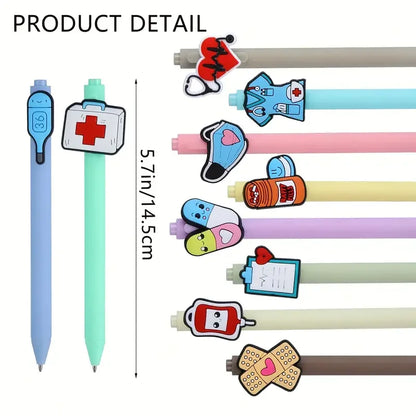 10/20 Nurse Pens, Funny Work Doctor Nurse Accessories, Gel Pens Black Ink Pen Set, Gifts for Medical Assistants, Nurses