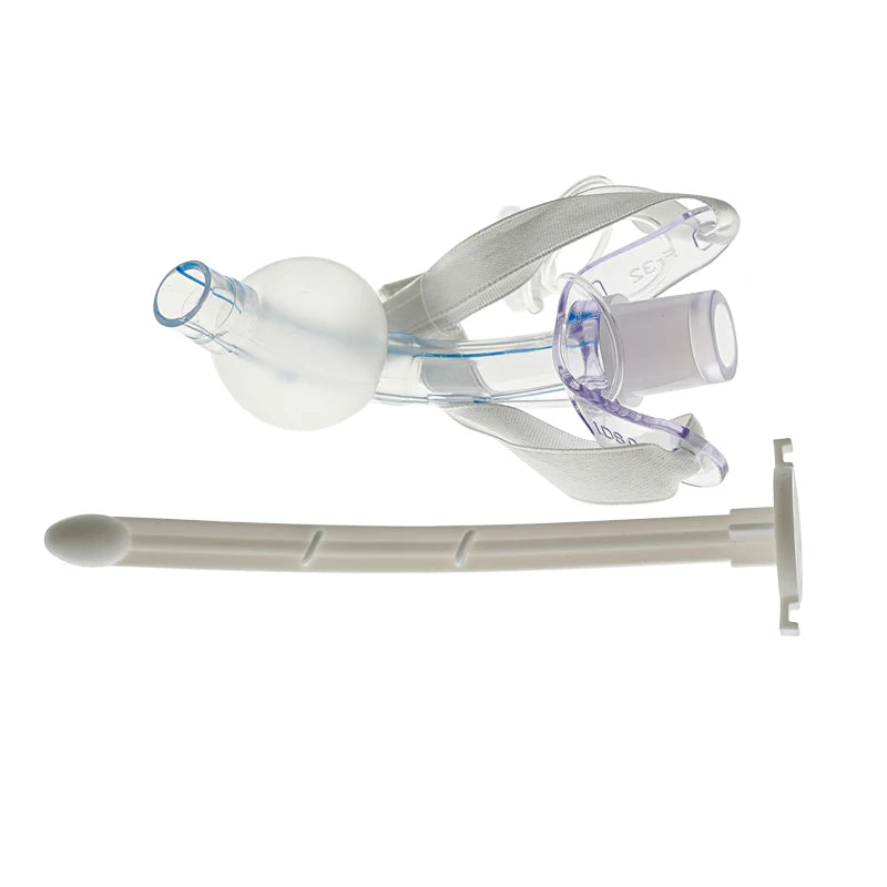 BamuCare 3PCS/5PCS Tracheostomy Tube Medical Grade PVC EO Sterilized Disposable Standard Tracheostomy Tube with Cuff