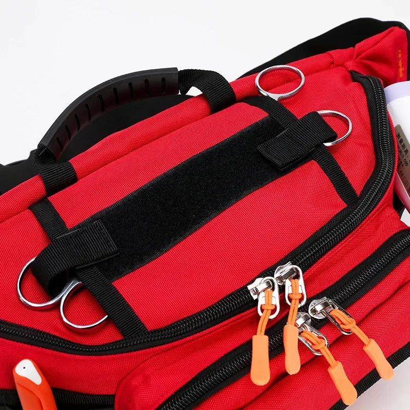 Empty Rescue Fanny Pack First Aid Kit Camping Trip Medical Storage Medical Organizer Outdoor Emergency Survival Medical Bag