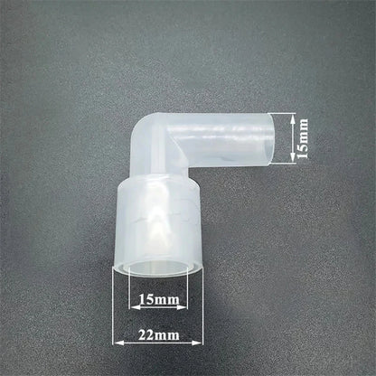 Anesthesia Tube L-shaped Connector Elbow Circuit Tracheal Intubation Connector 90 Degree