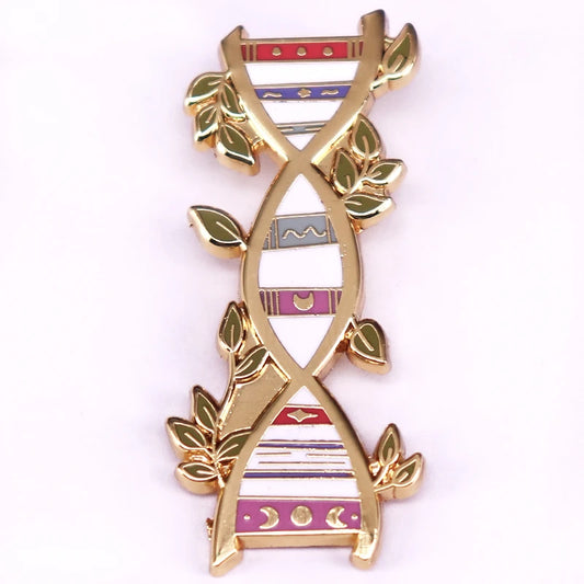 Dna Double Helix Enamel Pin Science Biology And Genetics Jewelry Medical Student Nurse Accessories