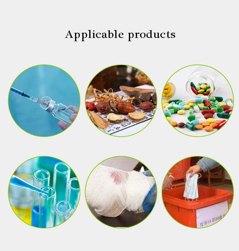 Medical Waste Bags Medical Waste Disposal Bag High Temperature Resistant PP Material Hospital Clinic Medical Supplies Collection
