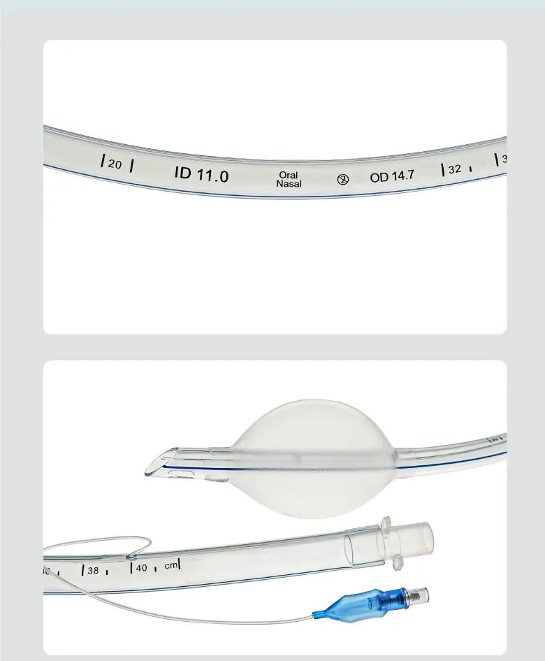 Large Size Endotracheal Intubation Tube With Cuff And Pressure Ballon 11/12/13mm Animals Disposable Veterinary  Supplies