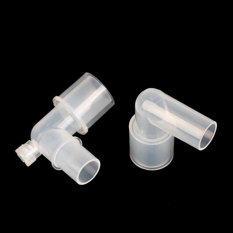 Anesthesia Tube L-shaped Connector Elbow Circuit Tracheal Intubation Connector 90 Degree