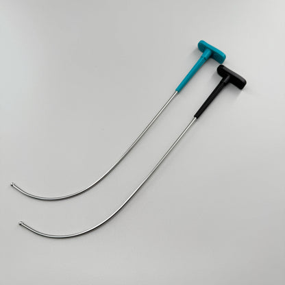 Reusable Rigid Intubating Stylet Metal Intubation Stylet for Endotracheal Intubation