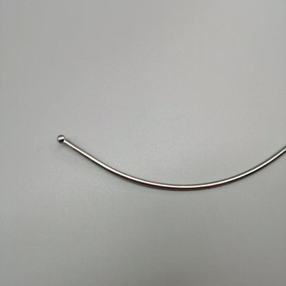Reusable Rigid Intubating Stylet Metal Intubation Stylet for Endotracheal Intubation