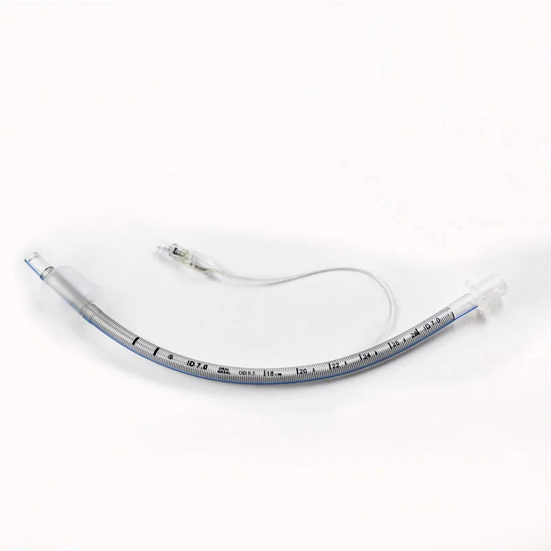Disposable PVC Reinforced Endotracheal Tube with Cuff  Sterile Tracheal Intubation