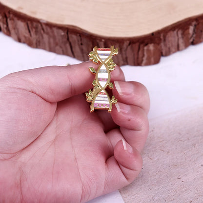 Dna Double Helix Enamel Pin Science Biology And Genetics Jewelry Medical Student Nurse Accessories