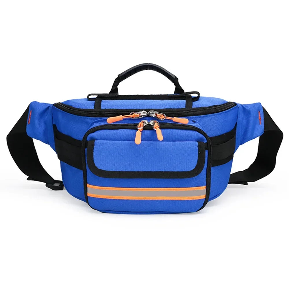 Empty Rescue Fanny Pack First Aid Kit Camping Trip Medical Storage Medical Organizer Outdoor Emergency Survival Medical Bag