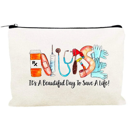 Nurse Week Christmas graduation birthday Christmas Nursing School Student Teacher Practitioner Survival Kit Makeup Gift Bag