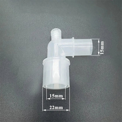 Anesthesia Tube L-shaped Connector Elbow Circuit Tracheal Intubation Connector 90 Degree