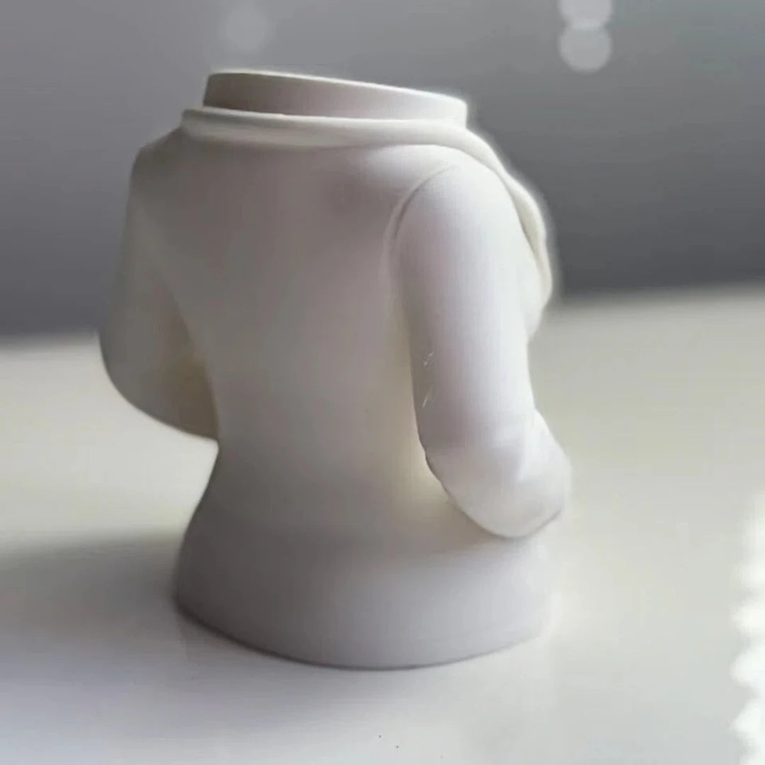 Nurse's Day Gift Nurse-Shaped Desktop Ornament Pen Holder Medical White Coat Style Stationery Storage for Medical Professionals