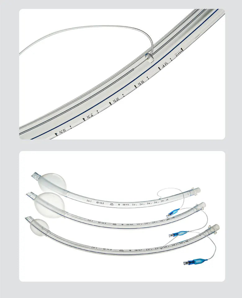 Large Size Endotracheal Intubation Tube With Cuff And Pressure Ballon 11/12/13mm Animals Disposable Veterinary  Supplies