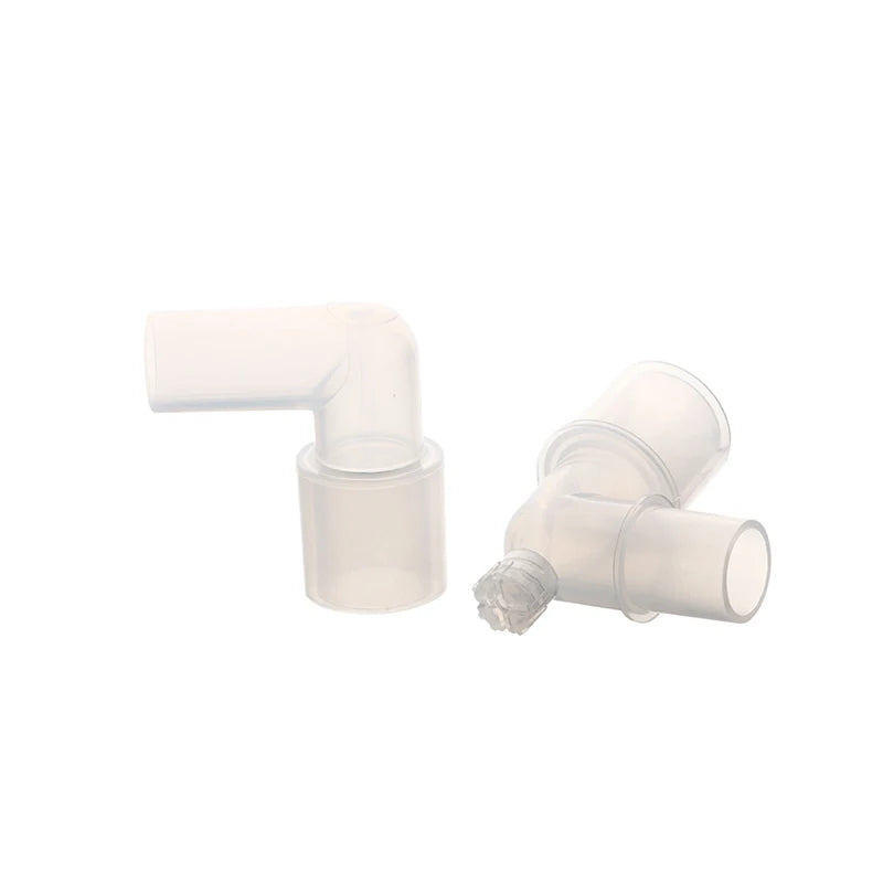 Anesthesia Tube L-shaped Connector Elbow Circuit Tracheal Intubation Connector 90 Degree