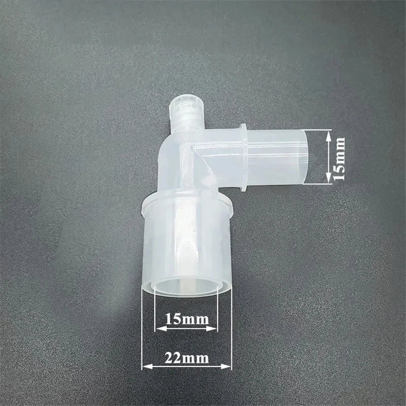 Anesthesia Tube L-shaped Connector Elbow Circuit Tracheal Intubation Connector 90 Degree