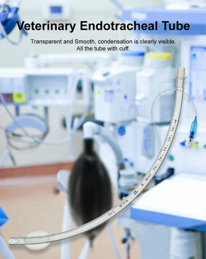 Large Size Endotracheal Intubation Tube With Cuff And Pressure Ballon 11/12/13mm Animals Disposable Veterinary  Supplies