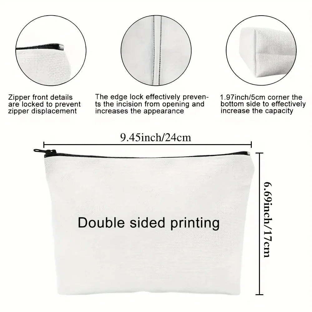 A Nurse-themed Makeup Bag - Cute Multifunctional Zipper Pouch, Jewelry Storage Bag, Perfect Travel Zipper Small Storage Bag.