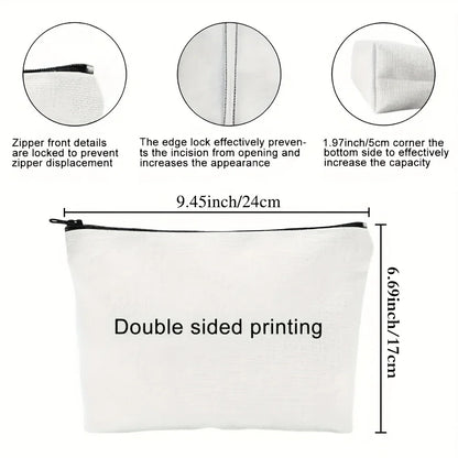 A Nurse-themed Makeup Bag - Cute Multifunctional Zipper Pouch, Jewelry Storage Bag, Perfect Travel Zipper Small Storage Bag.