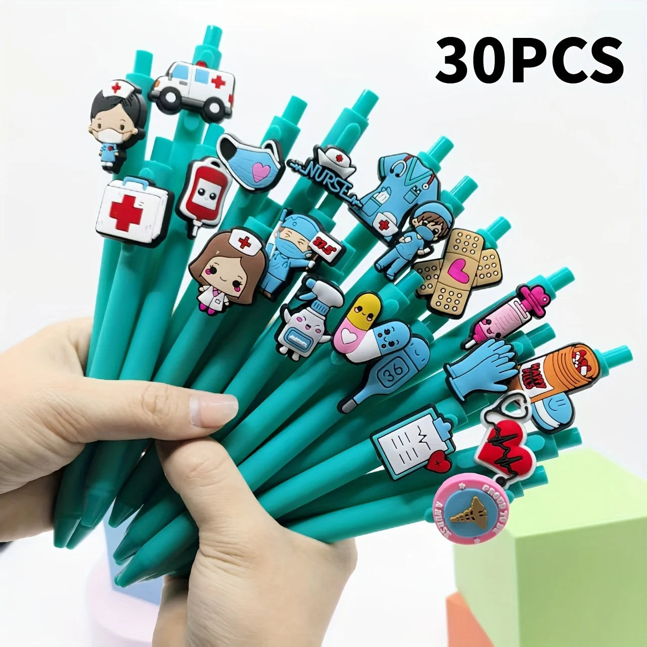 20/30/5pcs Nurse Doctor Writing Gel Pens Medical Record Pen Nurses Day Gift Pen Random Styles