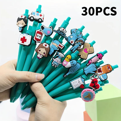 20/30/5pcs Nurse Doctor Writing Gel Pens Medical Record Pen Nurses Day Gift Pen Random Styles