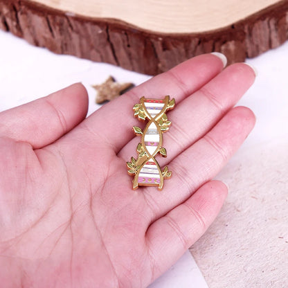 Dna Double Helix Enamel Pin Science Biology And Genetics Jewelry Medical Student Nurse Accessories
