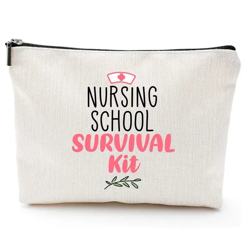 Nurse Week Christmas graduation birthday Christmas Nursing School Student Teacher Practitioner Survival Kit Makeup Gift Bag