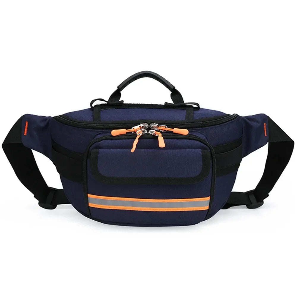 Empty Rescue Fanny Pack First Aid Kit Camping Trip Medical Storage Medical Organizer Outdoor Emergency Survival Medical Bag