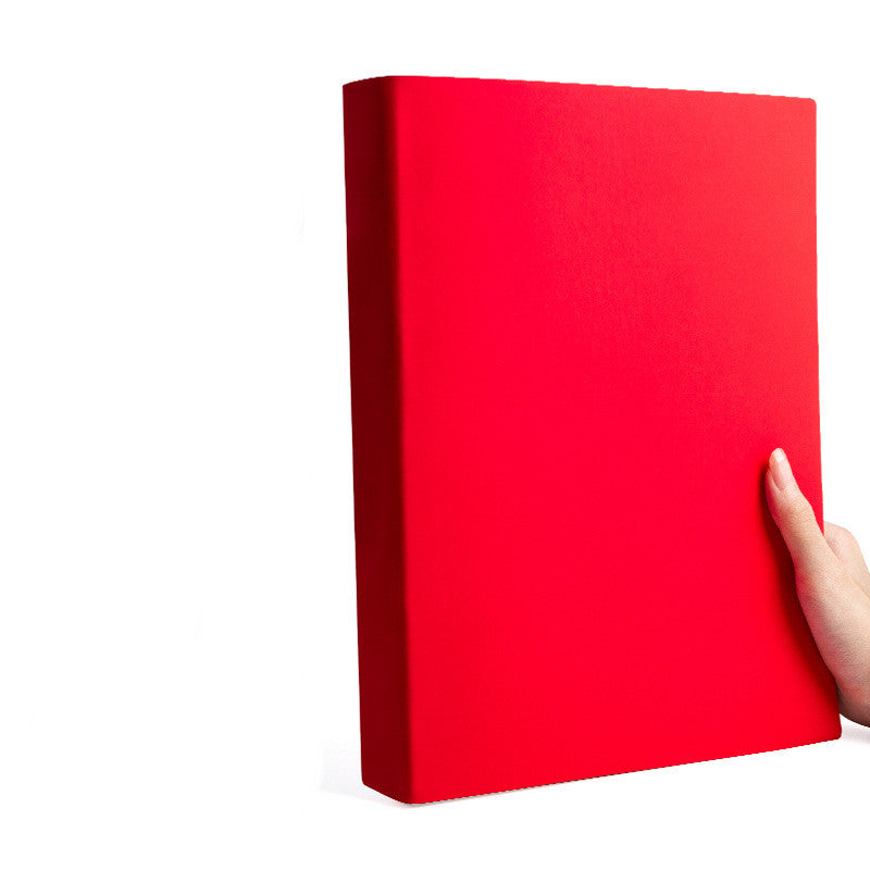 Notebook Thickened Notepad Soft Leather Blank