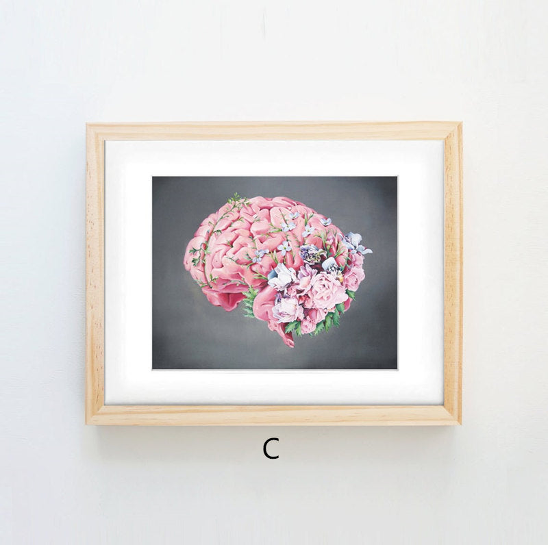 Anatomy Art Canvas Painting Human Organs Painting
