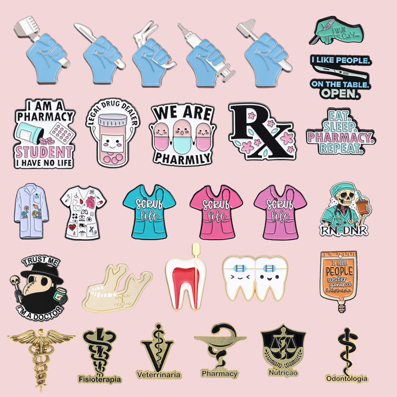 Medical-themed Creative And Unique Cartoon Dentist Badge