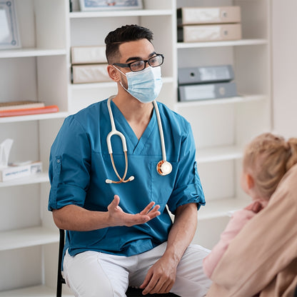 Premium Stethoskop Weiß-Gold