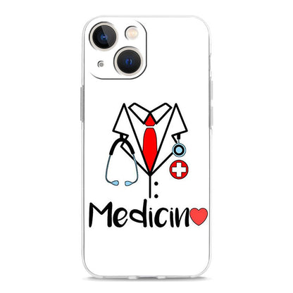 Cute Cartoon Doctor And Nurse Phone Case