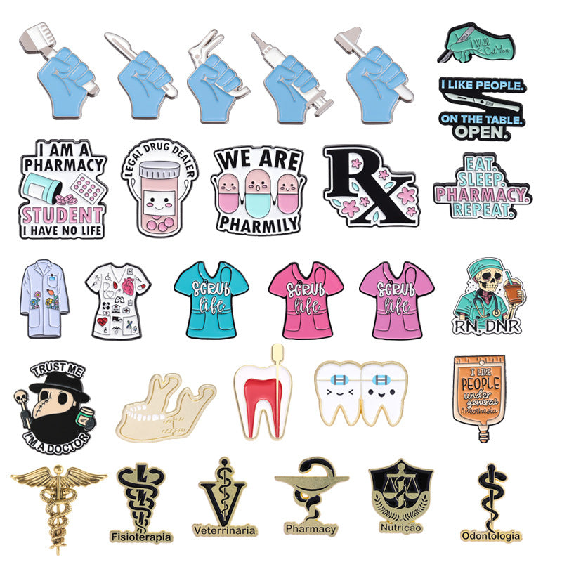 Medical-themed Creative And Unique Cartoon Dentist Badge